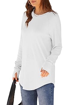 XIEERDUO White Tops for Women 2024 Womens Clothes Fall Yoga